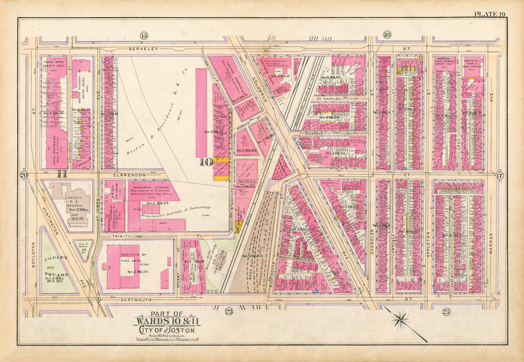 Boston, Massachusetts 1902 Plate 019