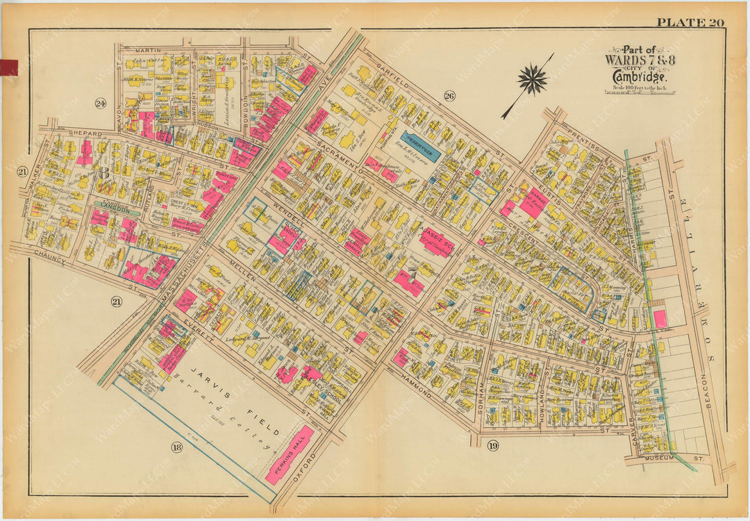 Cambridge, Massachusetts 1930 Plate 020