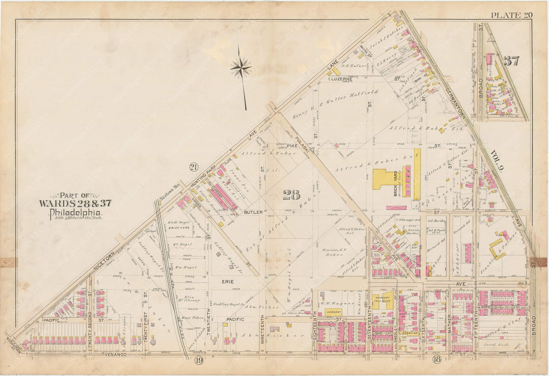 Philadelphia, Pennsylvania 1894 Plate 020