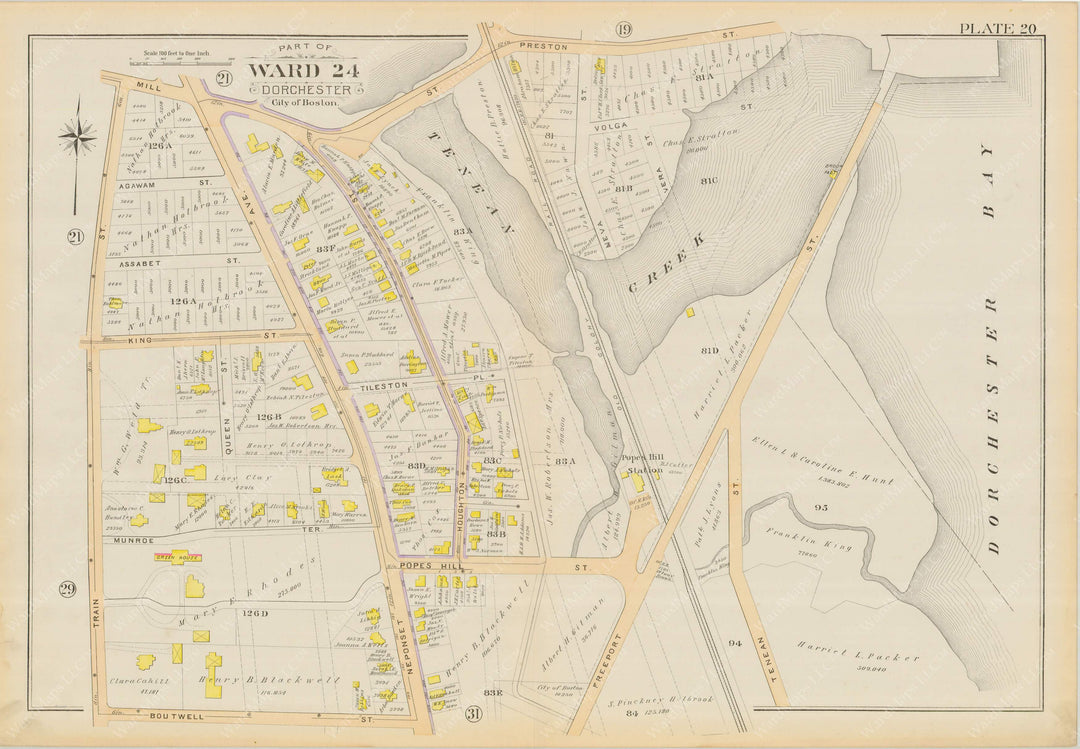 Dorchester, Massachusetts 1894 Plate 020