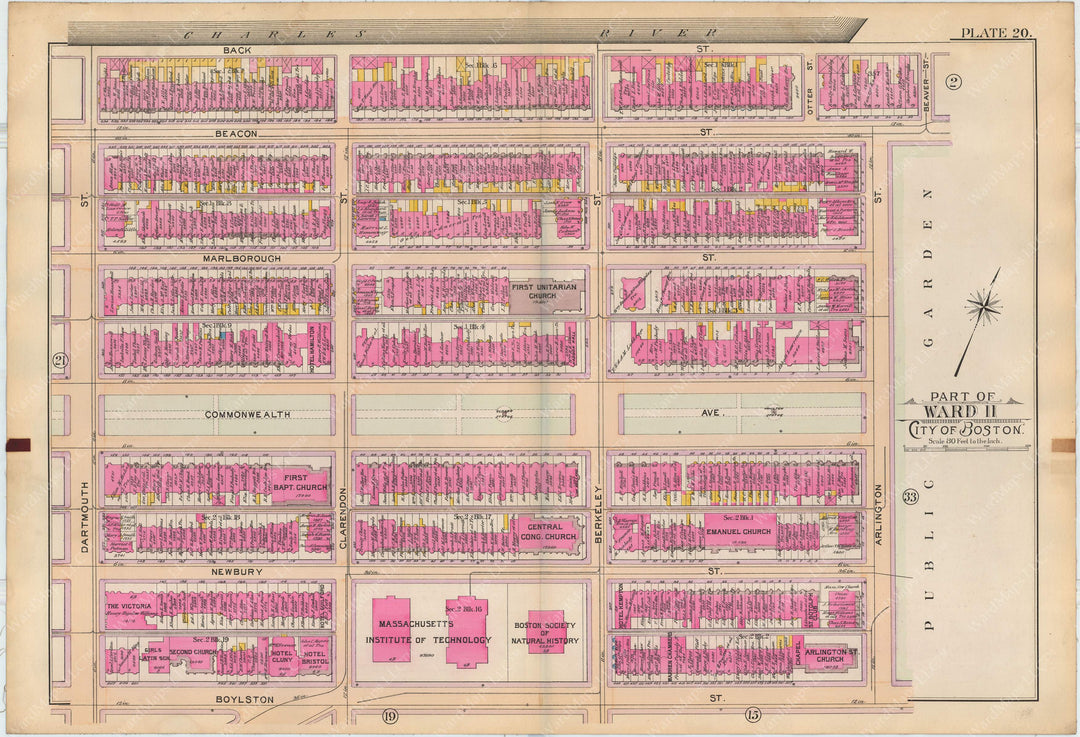 Boston, Massachusetts 1898 Plate 020