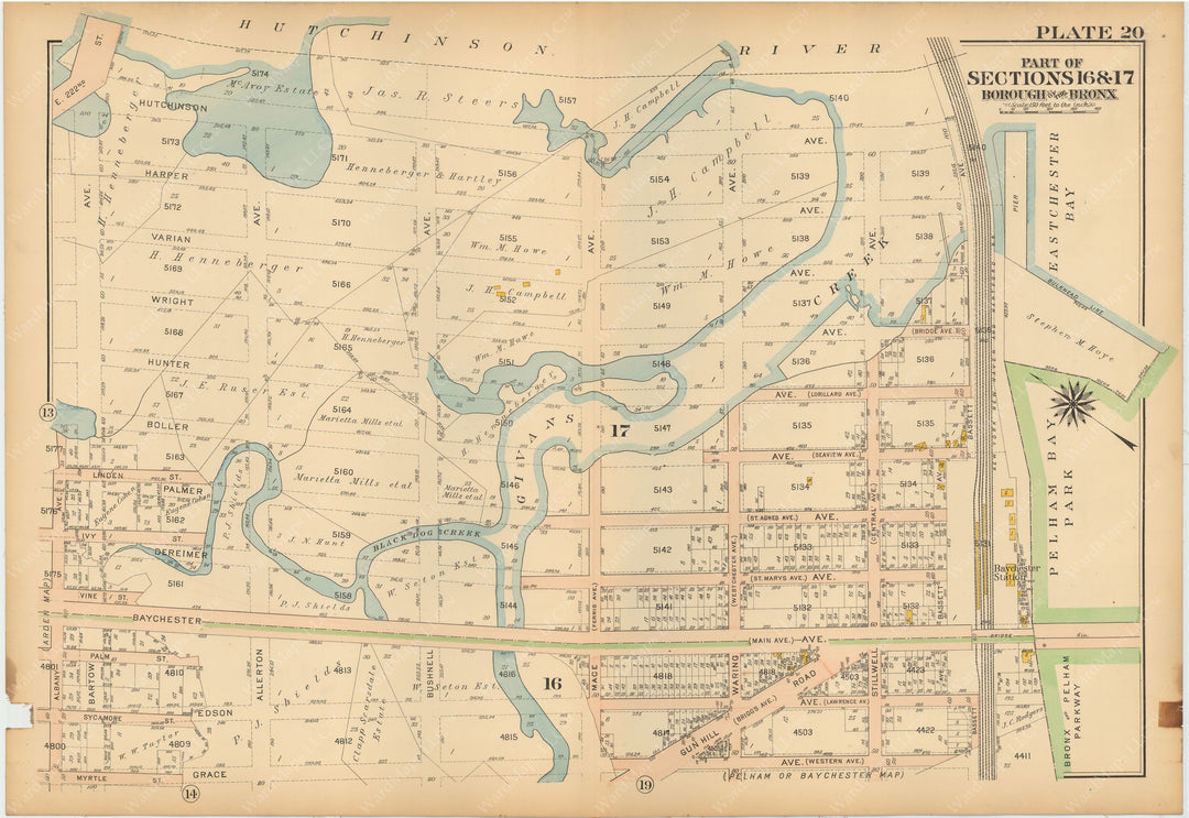 The Bronx, New York 1913 Plate 020