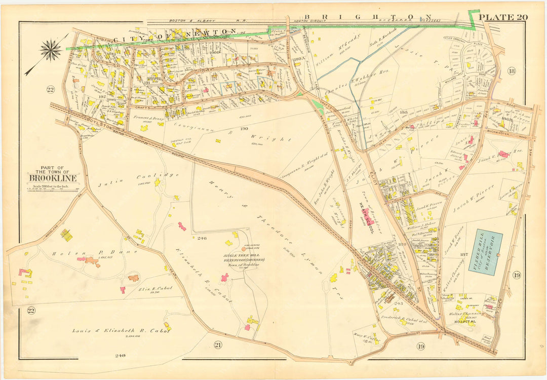 Brookline, Massachusetts 1913 Plate 020