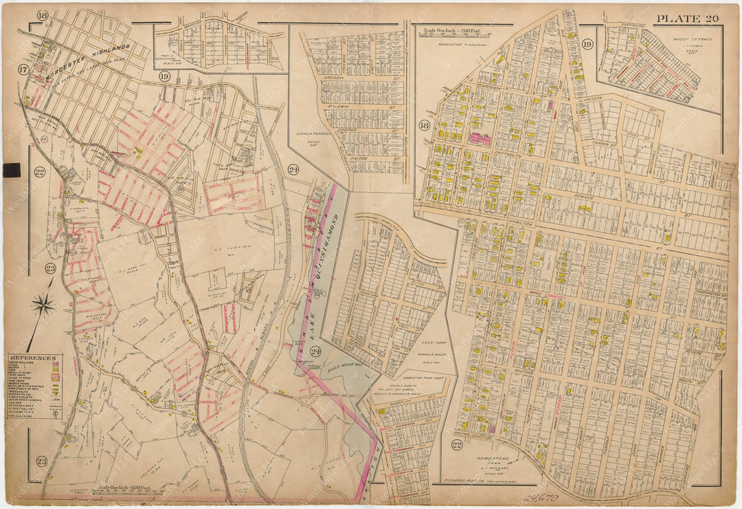 Worcester, Massachusetts 1911 Plate 020