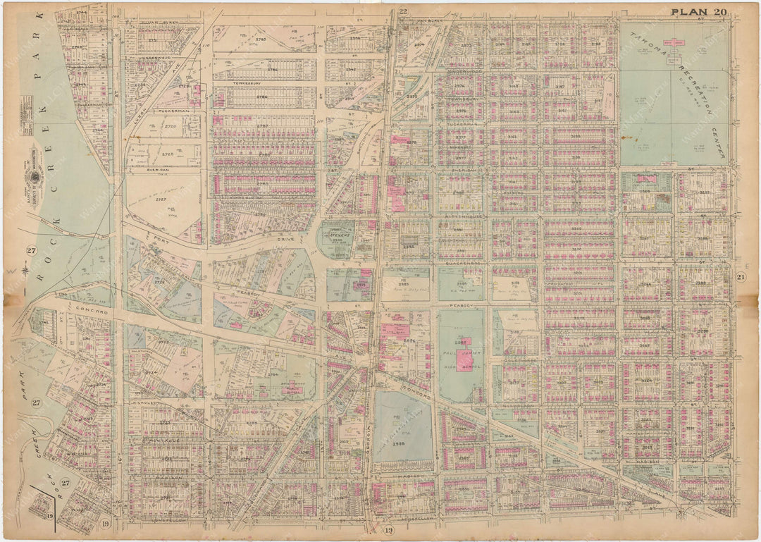 Washington, D.C. 1937 Vol. 3, Outer NW, Plate 020