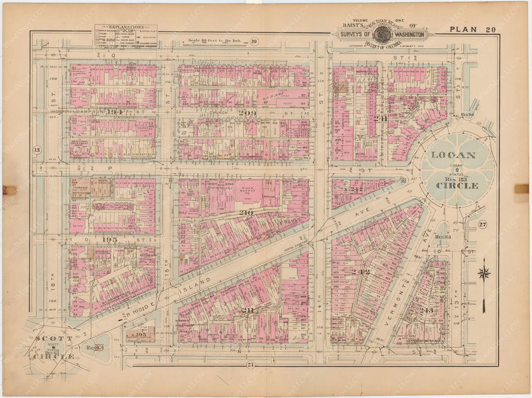 Washington, D.C. 1939 Vol. 1, Inner NW, Plate 020