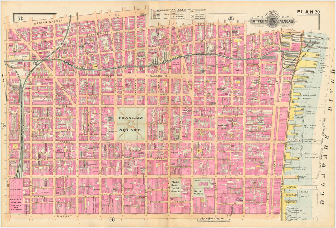 Philadelphia, Pennsylvania 1895 Plate 020