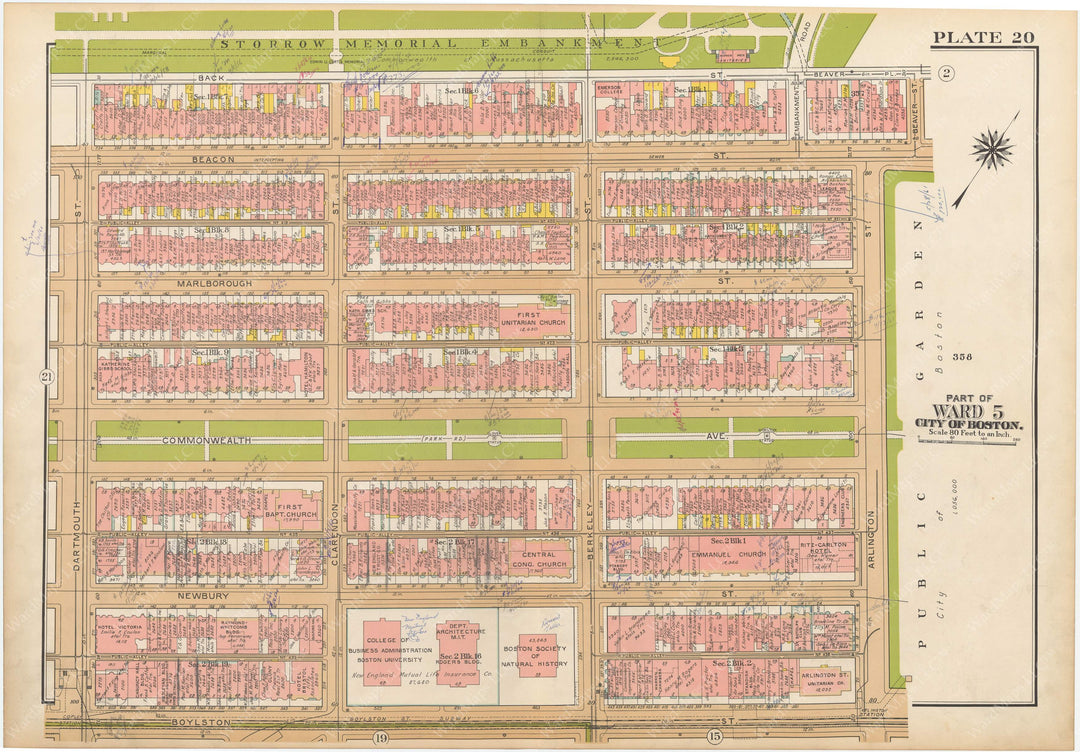 Boston, Massachusetts 1938 Plate 020