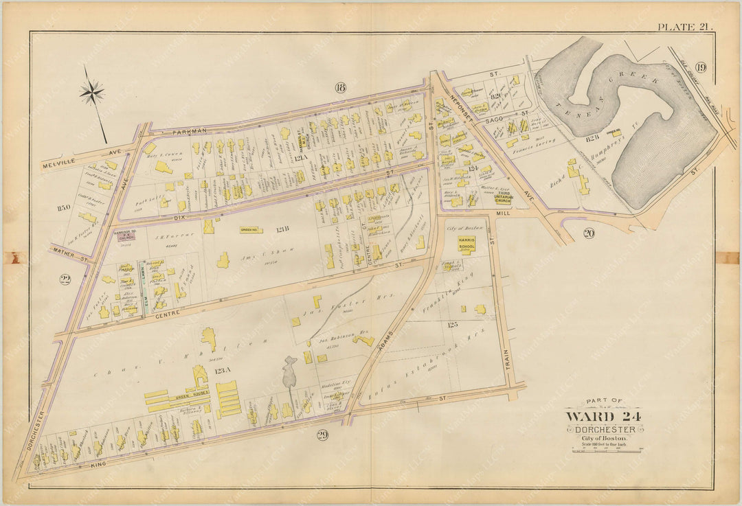 Dorchester, Massachusetts 1894 Plate 021