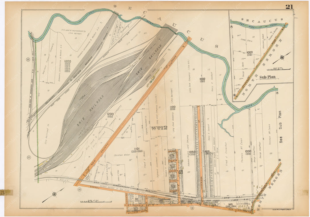 Jersey City, New Jersey 1928 Plate 021