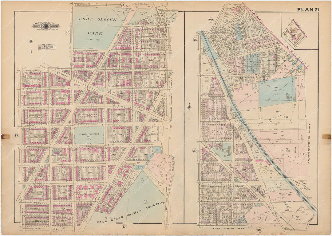 Washington, D.C. 1937 Vol. 3, Outer NW, Plate 021