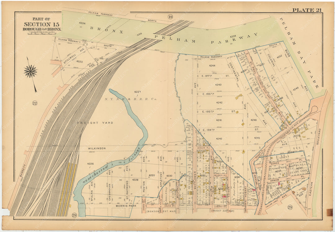 The Bronx, New York 1913 Plate 021