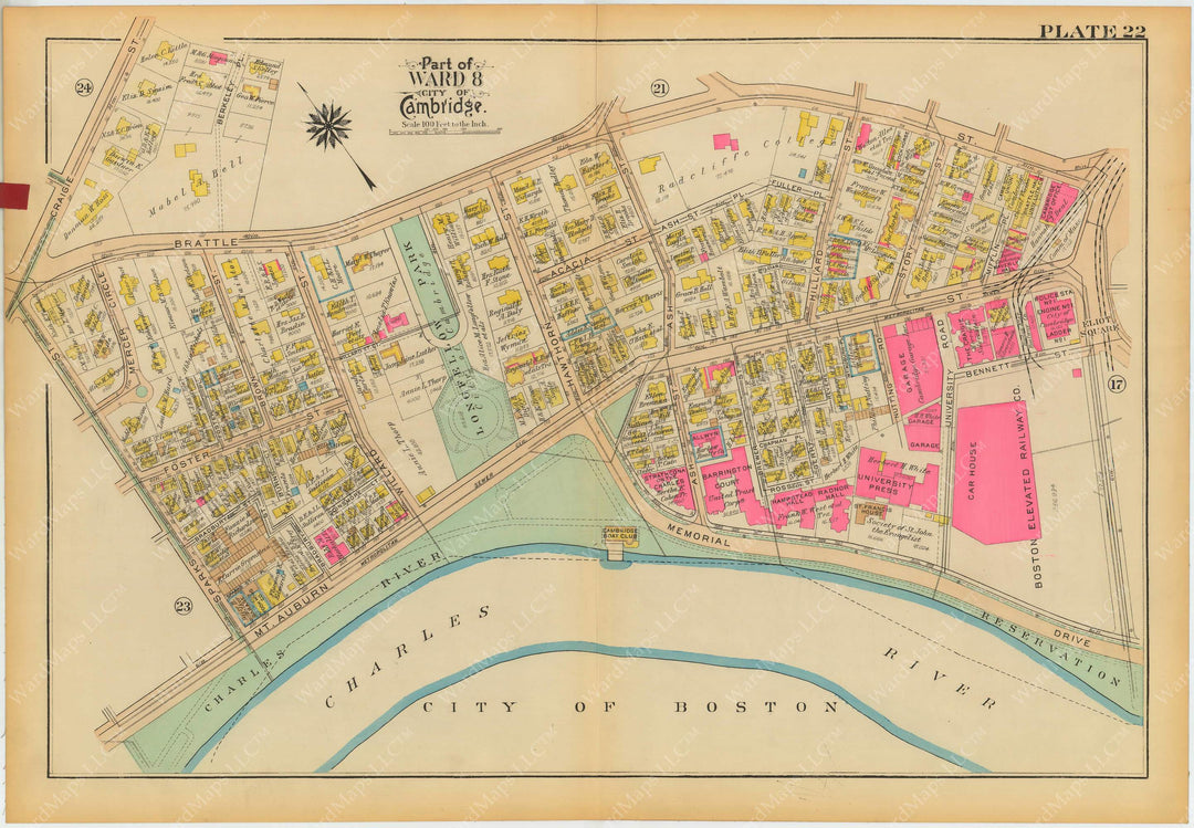 Cambridge, Massachusetts 1930 Plate 022