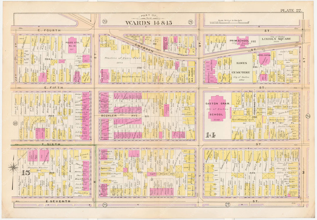 South Boston, Massachusetts 1899 Plate 022