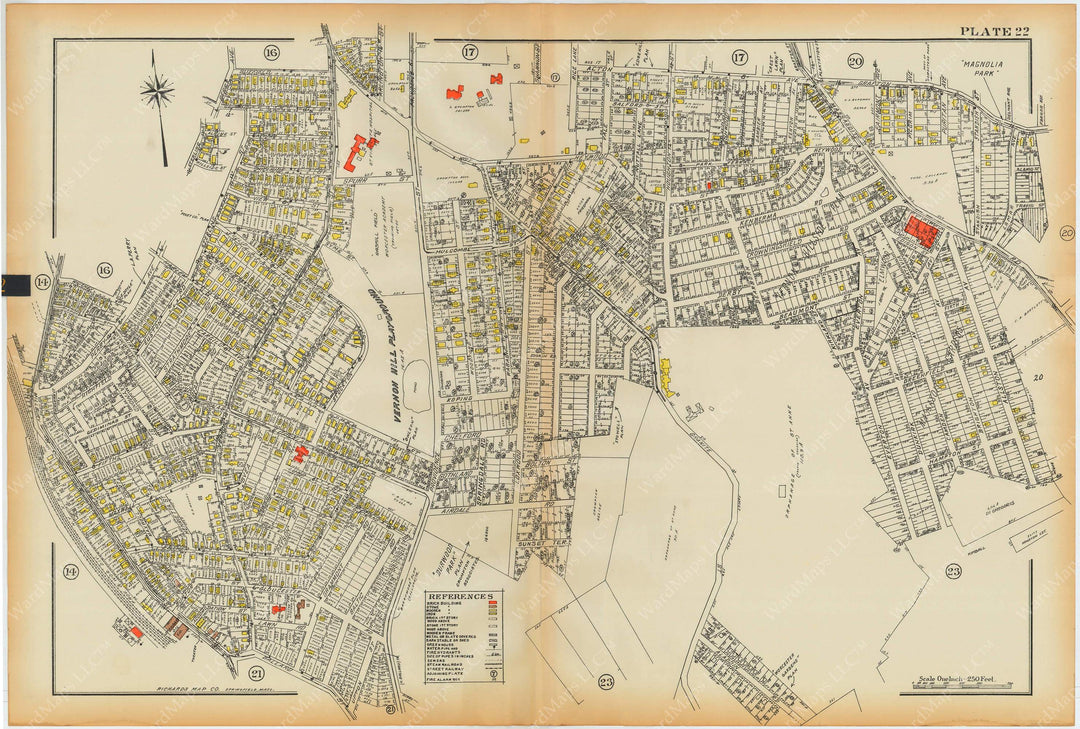 Worcester, Massachusetts 1922 Plate 022