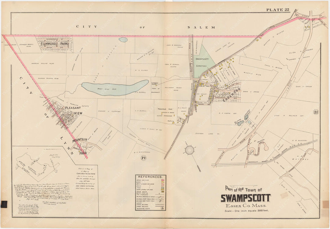 Greater Lynn, Massachusetts 1905 Plate 022: Swampscott