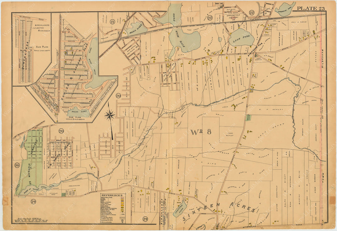 Springfield, Massachusetts 1910 Plate 023