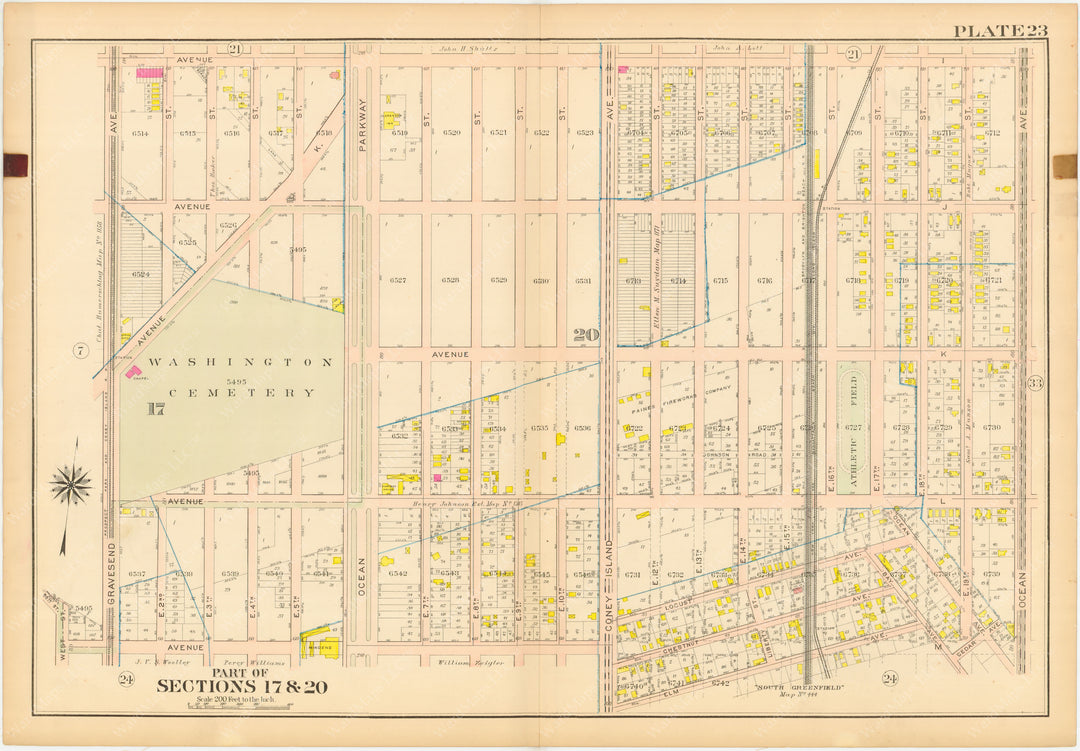 Brooklyn, New York Vol. 2 1907: Plate 023