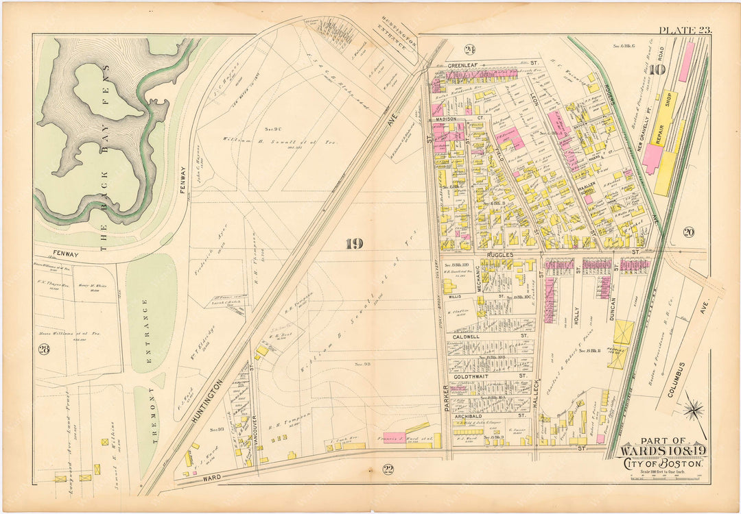 Boston, Massachusetts 1895 Plate 023