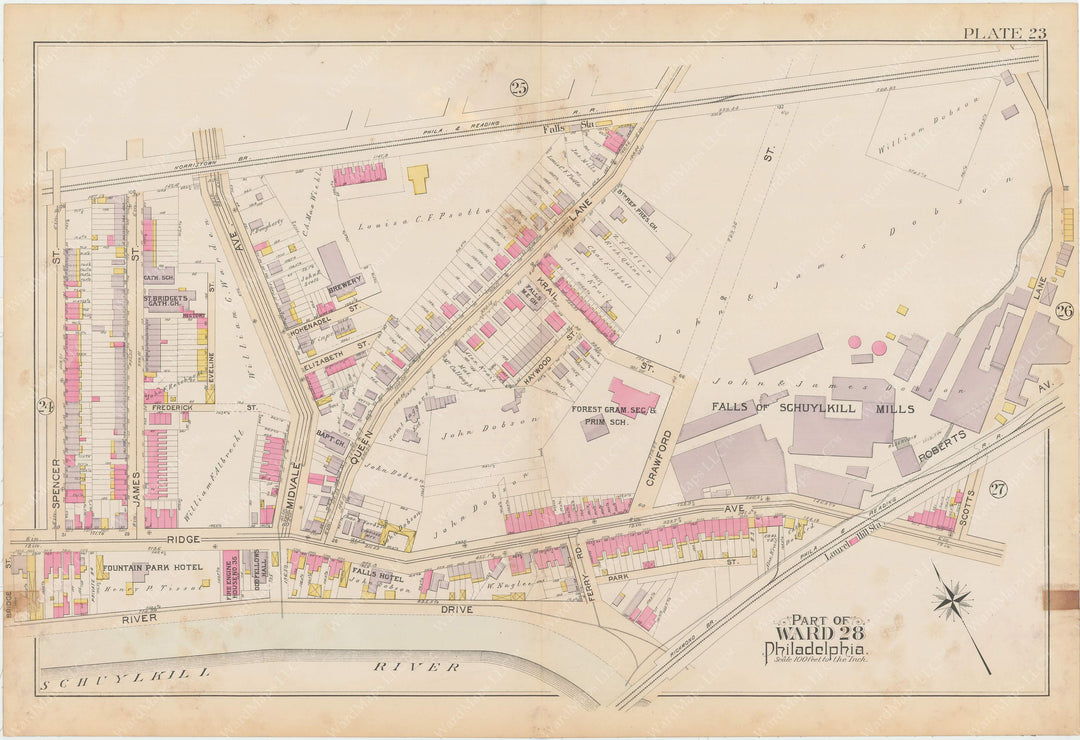 Philadelphia, Pennsylvania 1894 Plate 023