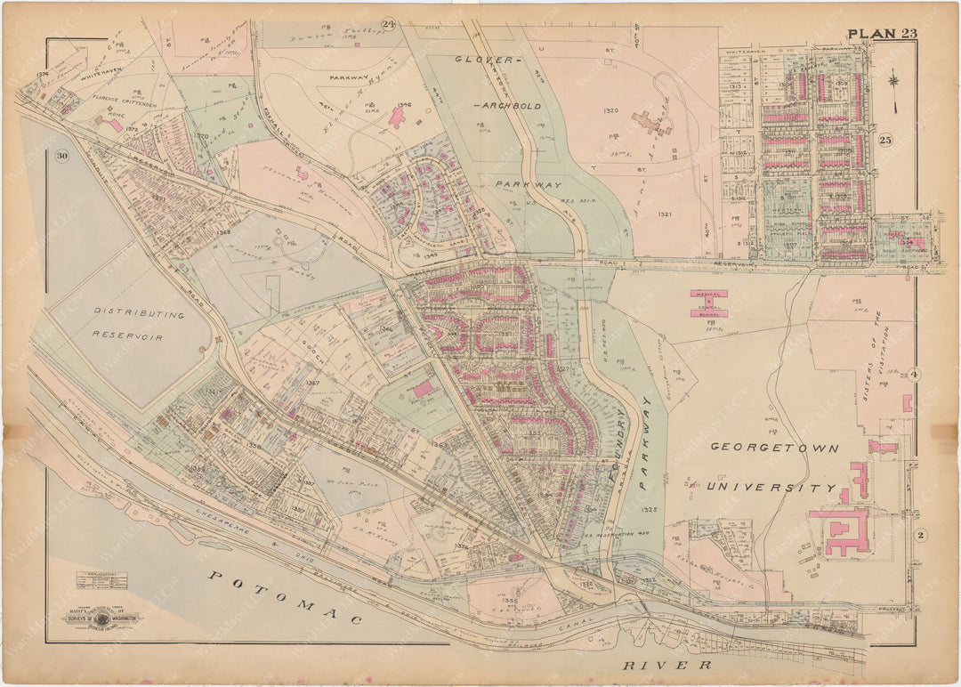 Washington, D.C. 1937 Vol. 3, Outer NW, Plate 023