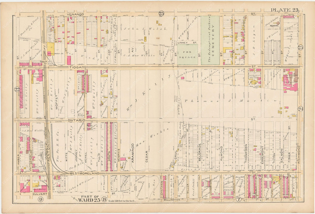 Philadelphia, Pennsylvania 1891 Plate 023