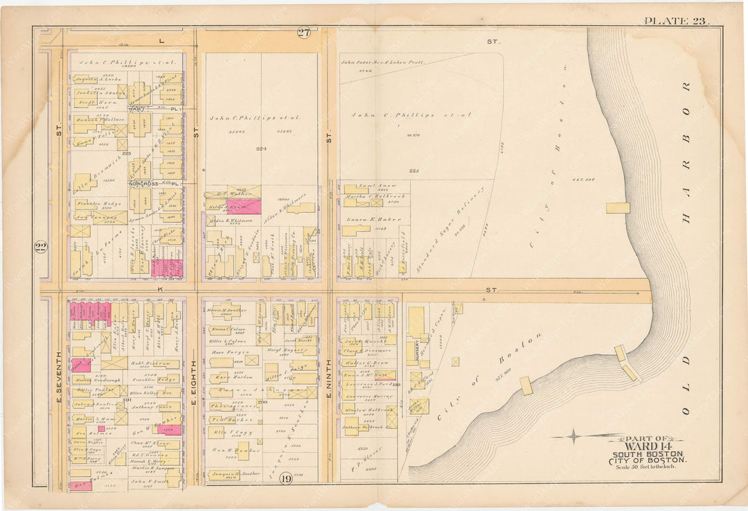 South Boston, Massachusetts 1891 Plate 023