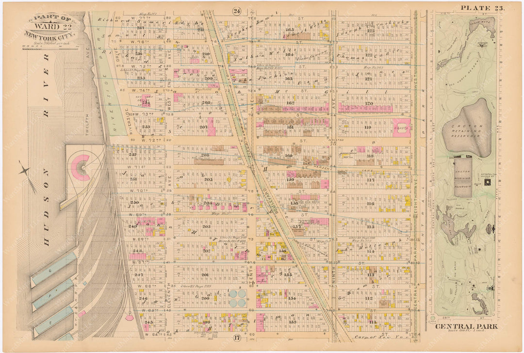 Manhattan 1885 Plate 023