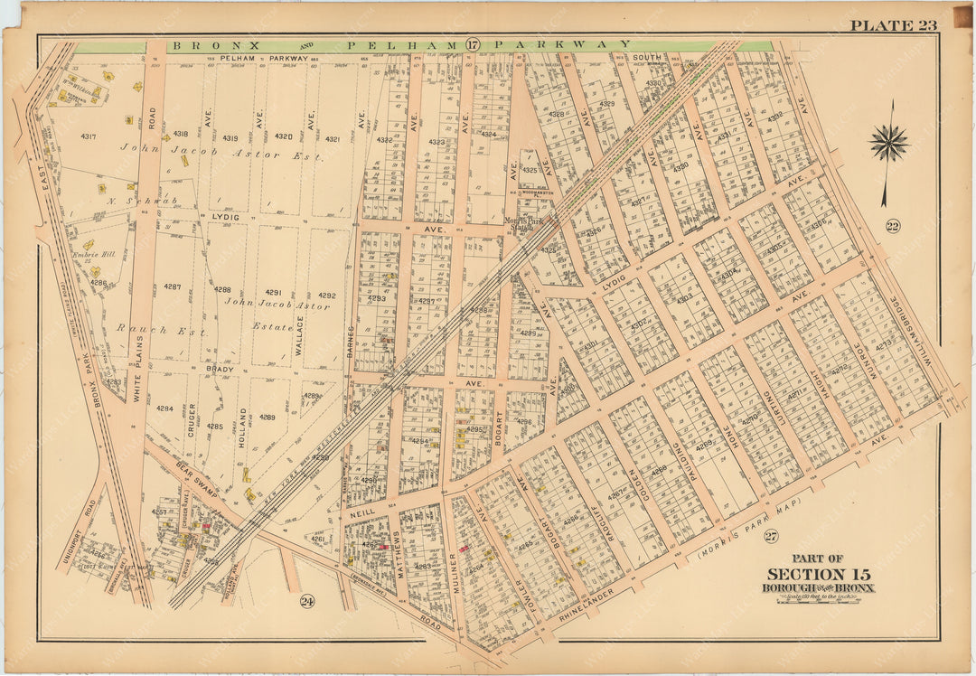 The Bronx, New York 1913 Plate 023