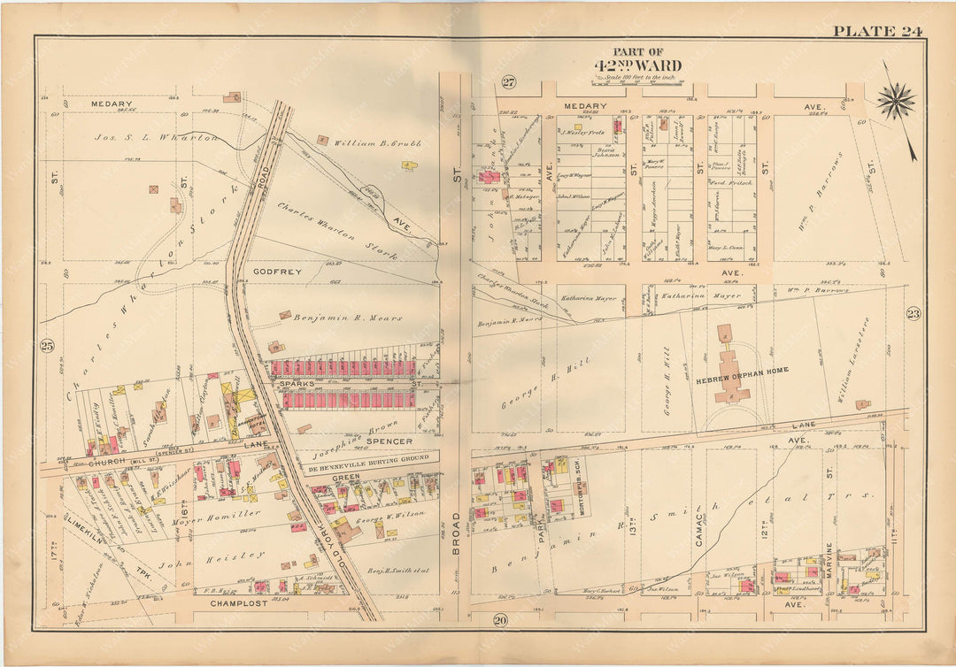 Philadelphia, Pennsylvania 1913 Plate 024