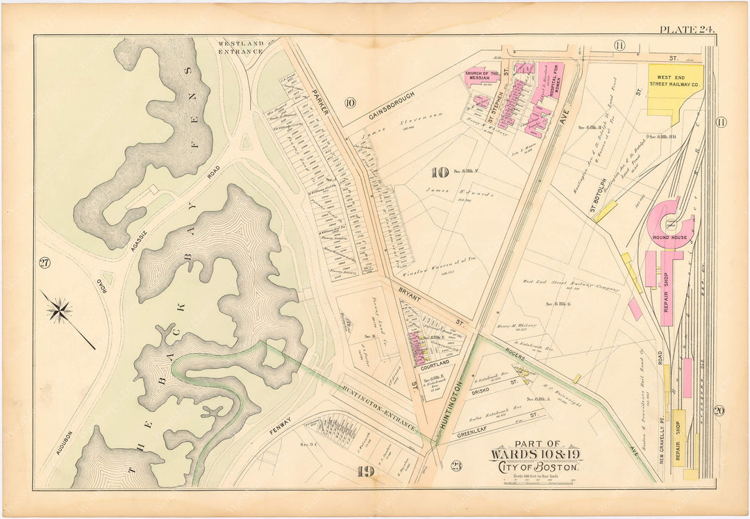 Boston, Massachusetts 1895 Plate 024