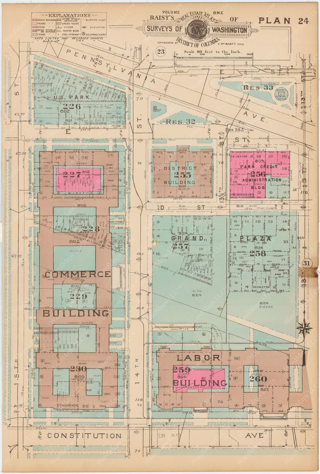 Washington, D.C. 1939 Vol. 1, Inner NW, Plate 024