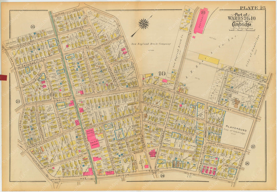 Cambridge, Massachusetts 1930 Plate 025