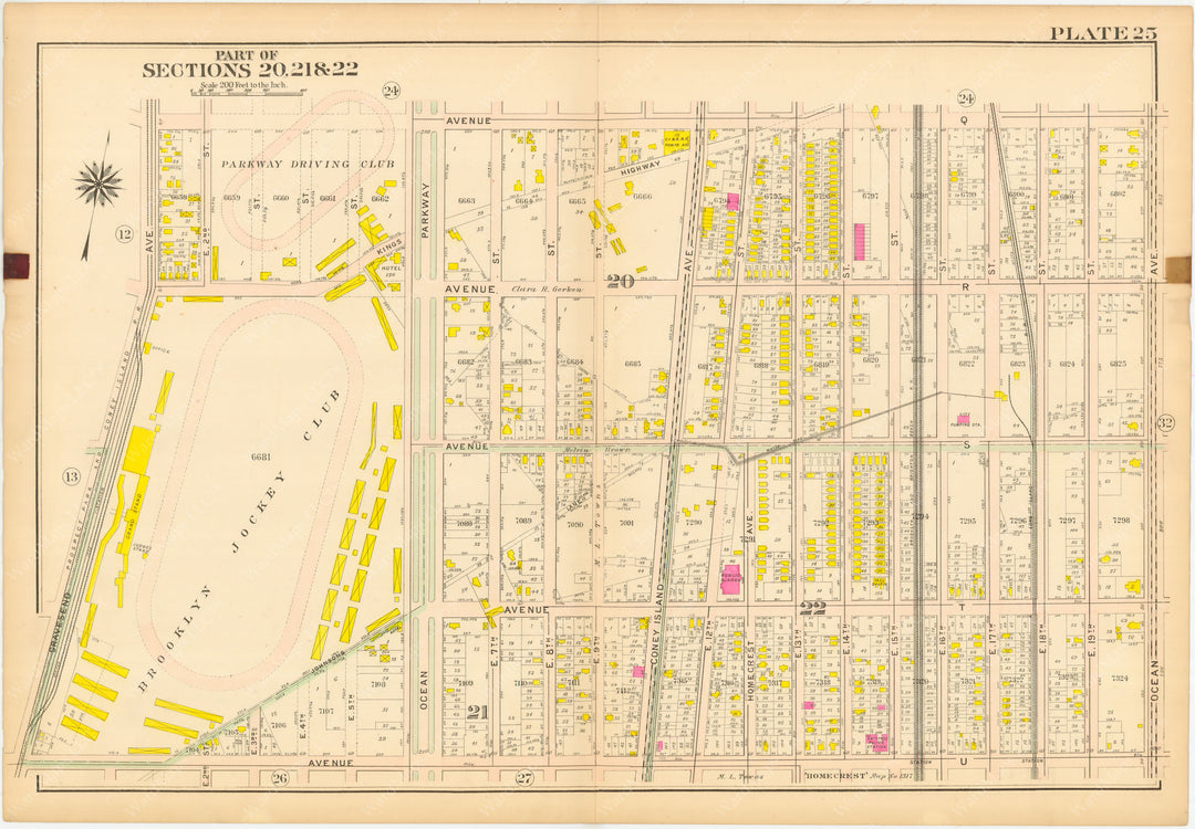 Brooklyn, New York Vol. 2 1907: Plate 025