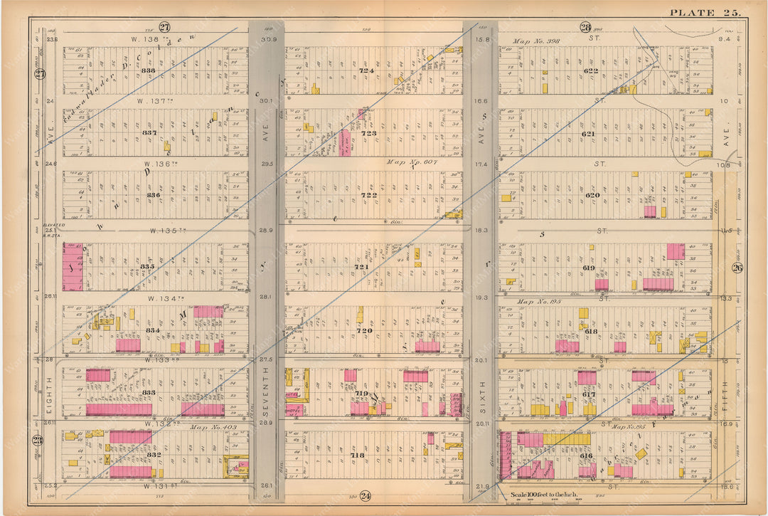 Manhattan, New York 1884 Vol 2: Plate 025