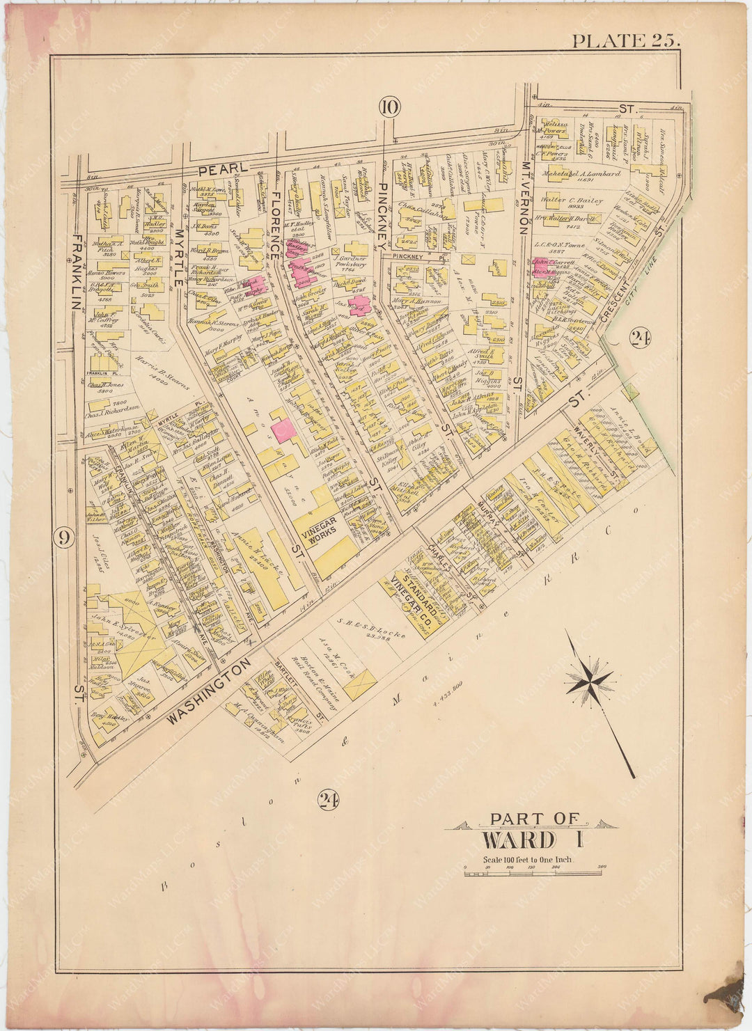 Somerville, Massachusetts 1895 Plate 025