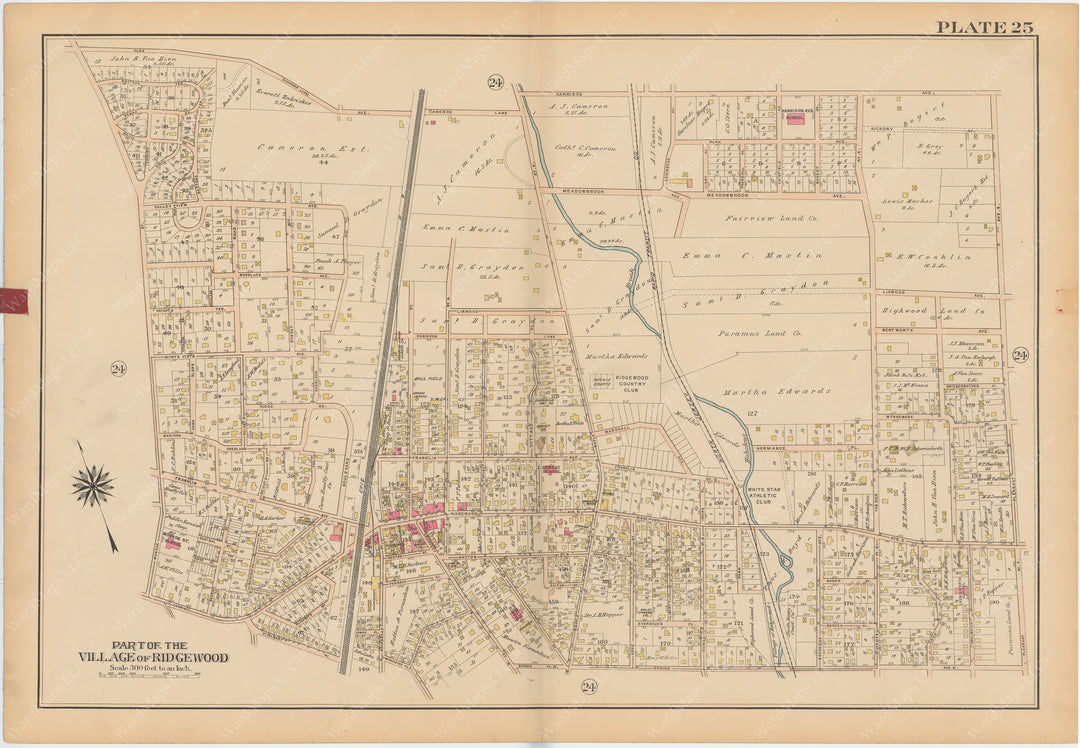 Bergen County, New Jersey, Vol. 2, 1913 Plate 025: Ridgewood