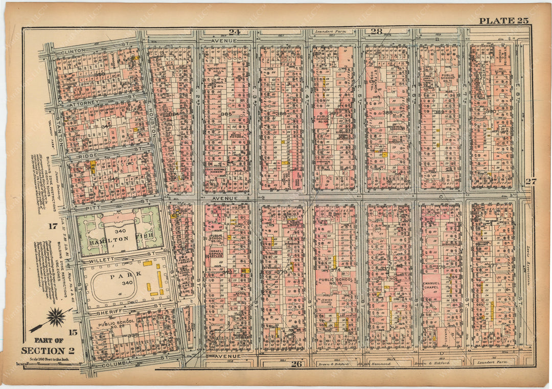 Manhattan, New York 1925 Plate 025 (from Vol. 1)