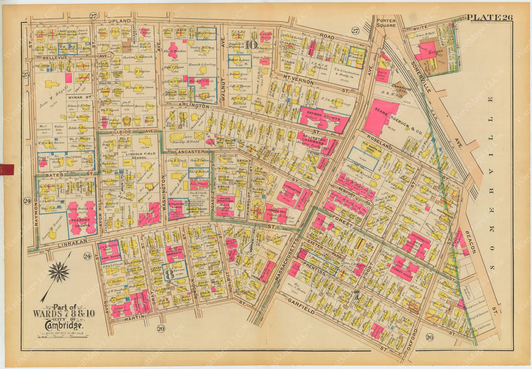 Cambridge, Massachusetts 1930 Plate 026