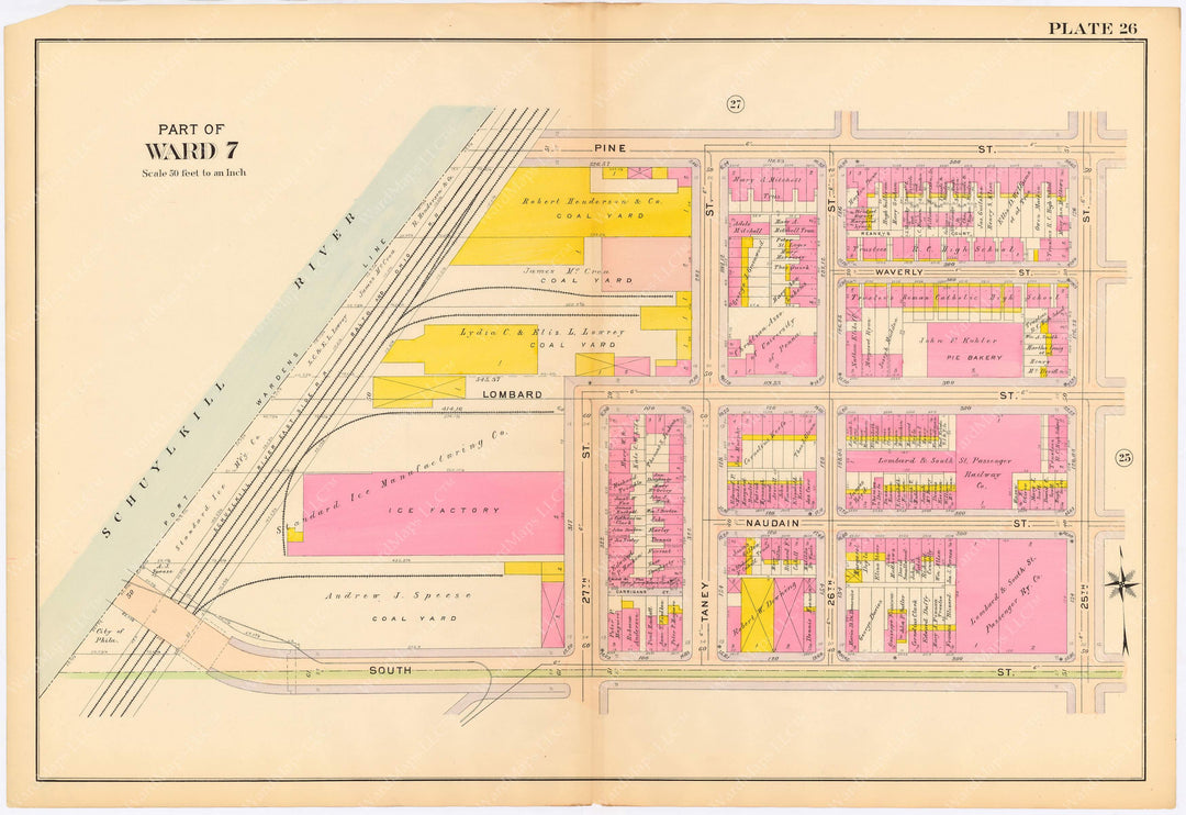 Philadelphia, Pennsylvania 1908, 5th, 7th, and 8th Wards: Plate 026