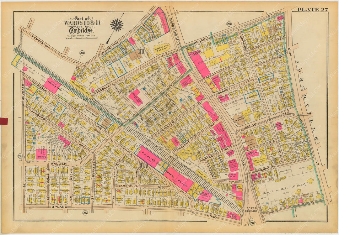 Cambridge, Massachusetts 1930 Plate 027