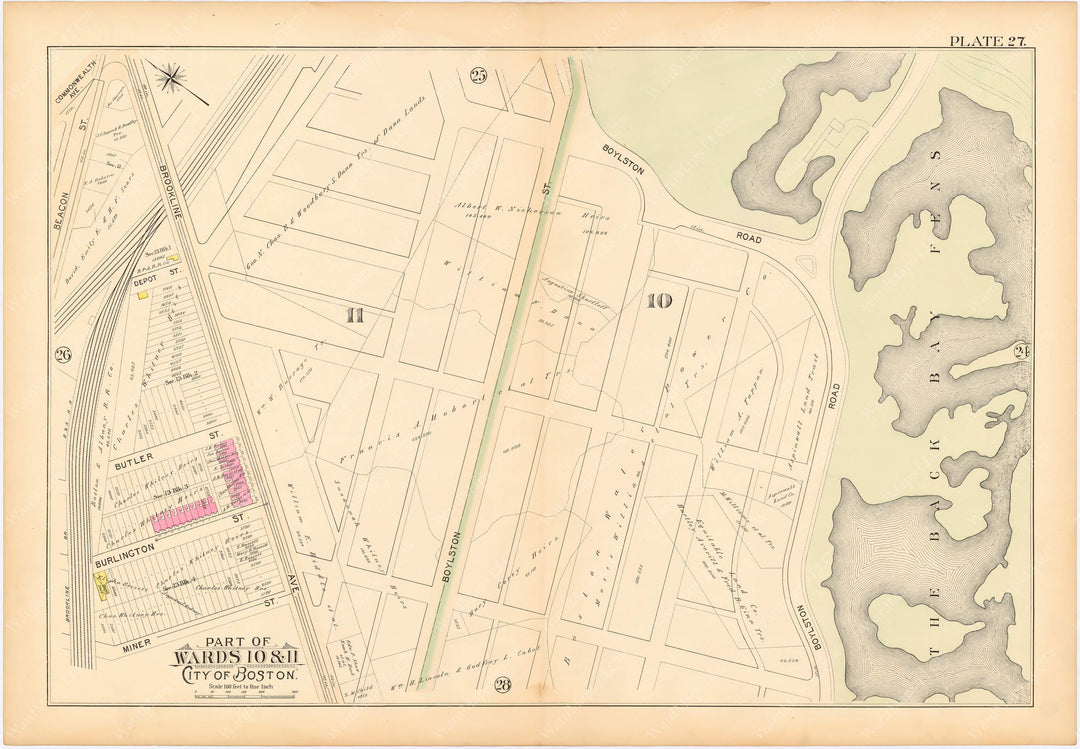 Boston, Massachusetts 1895 Plate 027