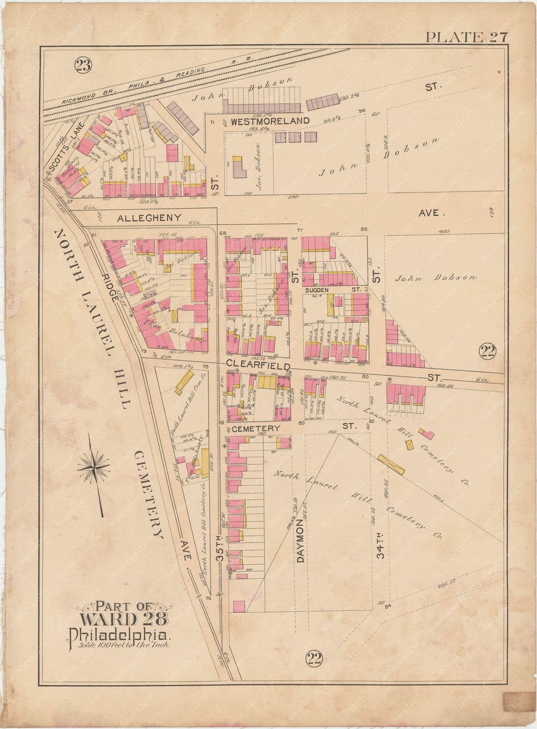 Philadelphia, Pennsylvania 1894 Plate 027