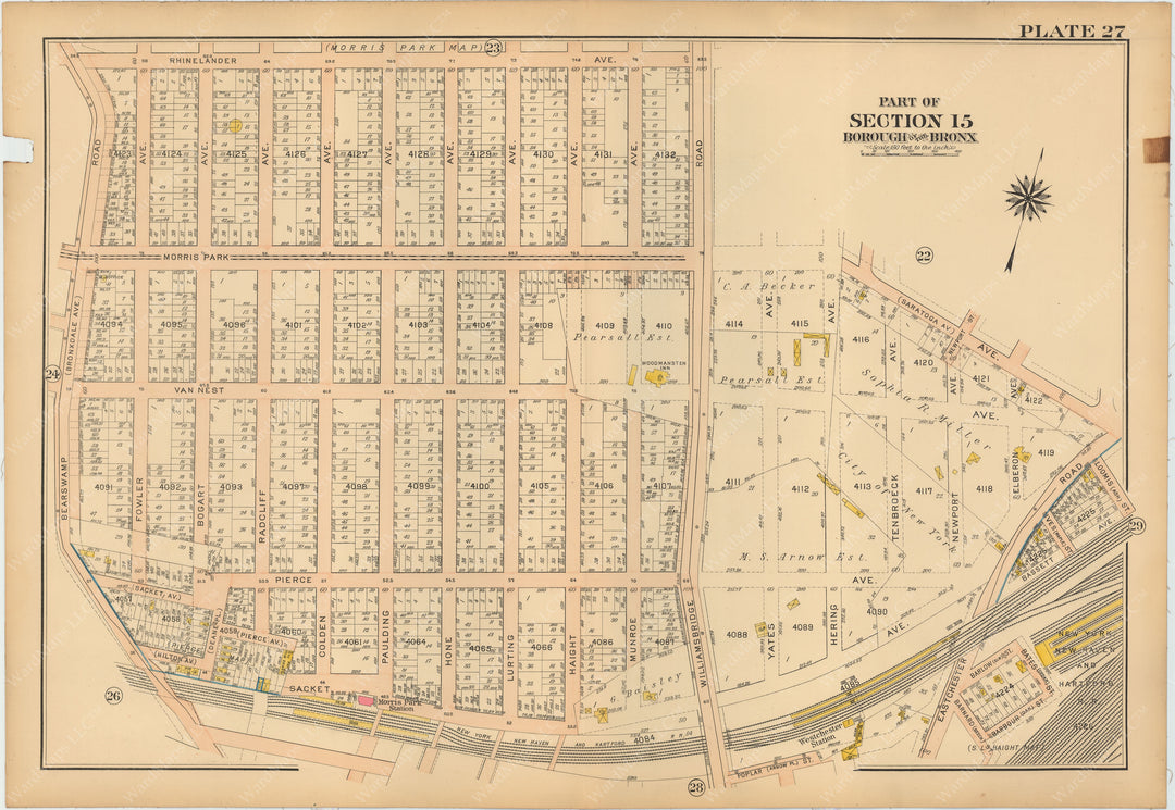 The Bronx, New York 1913 Plate 027