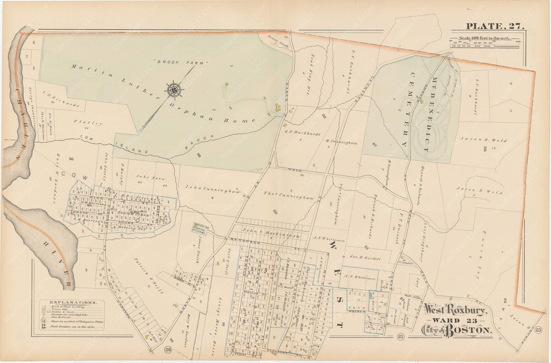 Boston, Massachusetts 1882 Plate 027