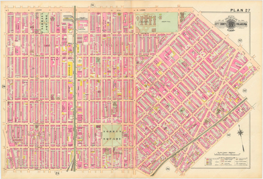 Philadelphia, Pennsylvania 1895 Plate 027