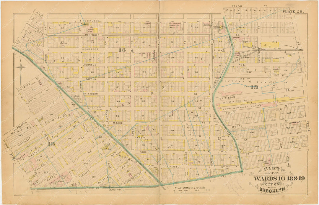 Brooklyn, New York 1880 Plate 028