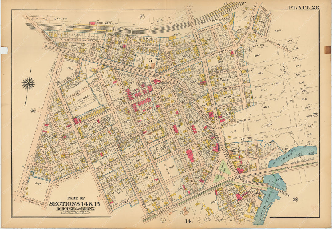 The Bronx, New York 1913 Plate 028