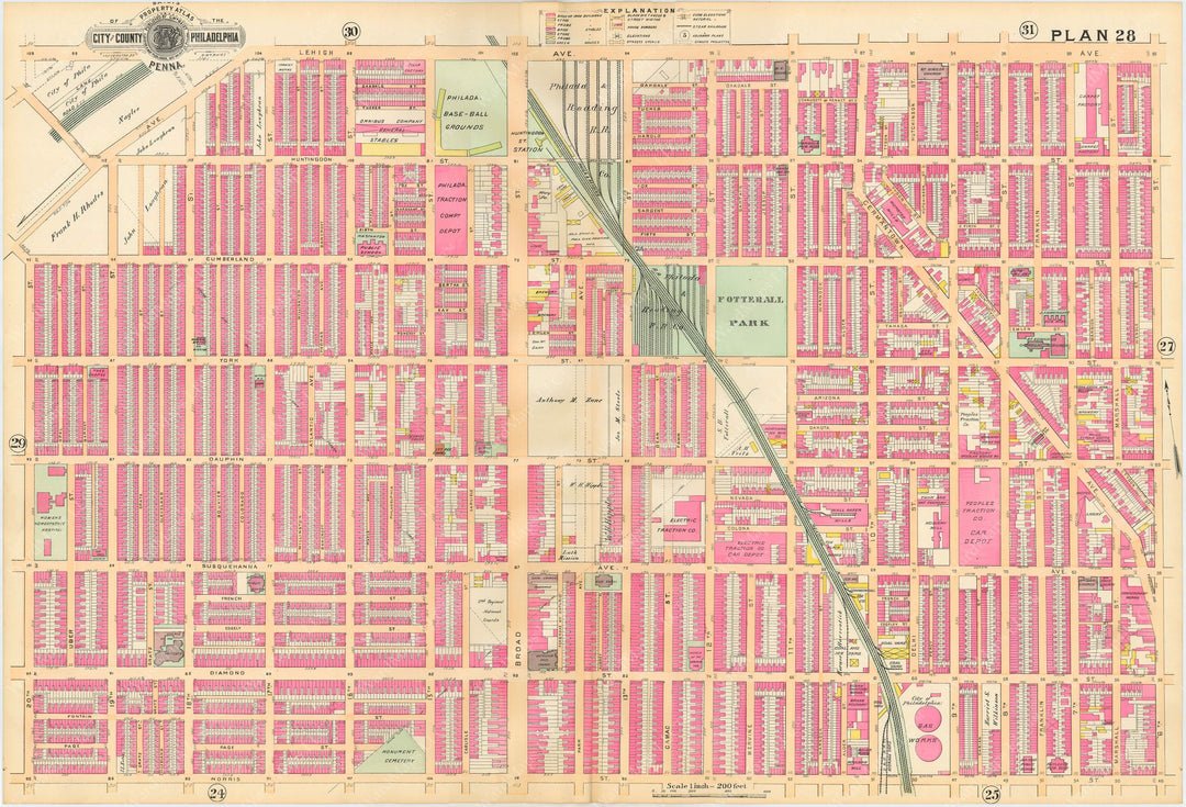 Philadelphia, Pennsylvania 1895 Plate 028