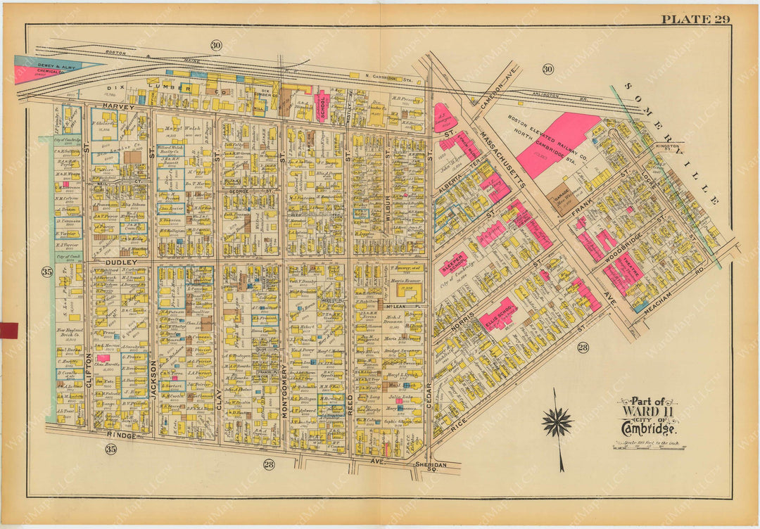 Cambridge, Massachusetts 1930 Plate 029